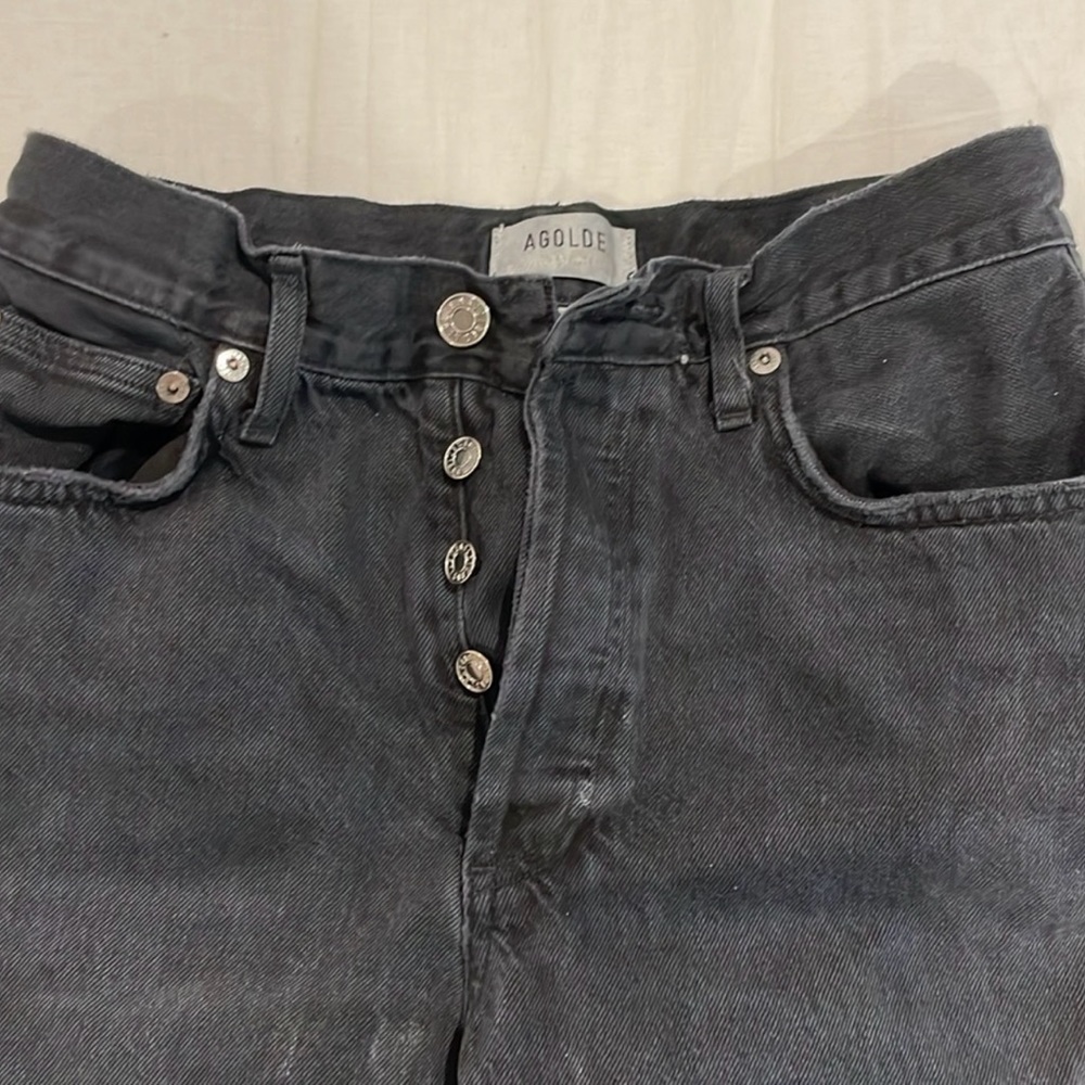 Agolde 26” Fen Black Jeans EUC